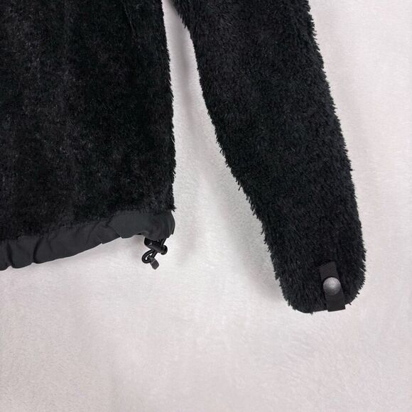 The North Face Black Fuzzy Zip Up Women's Size XS - Picture 12 of 14